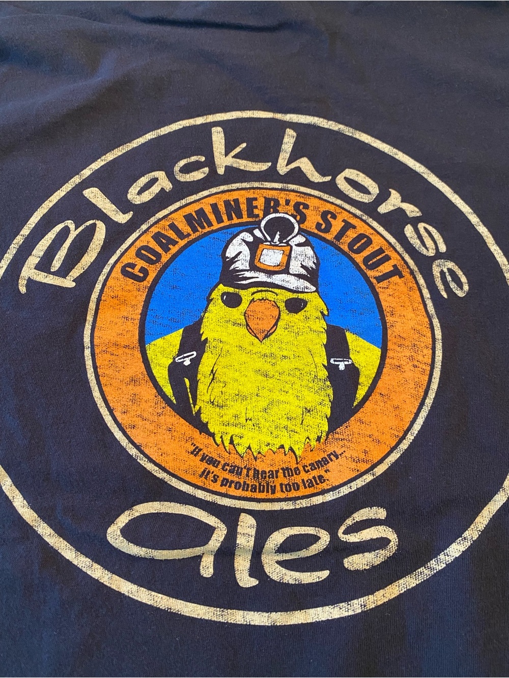 Blackhorse Brewery Canary Coal Mining Graphic Tee